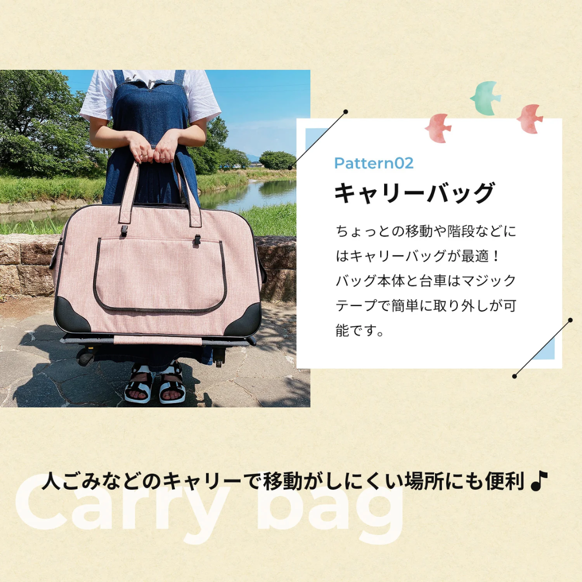Sun Ruck 】 ハンドル付ペットキャリー グレー SR-PCR01-GY Sun Ruck 】 ハンドル付ペットキャリー グレー SR-PCR01-GY