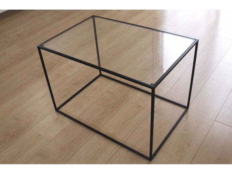 トレイテーブル（天板：5mmガラス・飛散防止シート貼り）