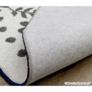 MOOMIN M FOLK LINE RUG M　#38ネイビー　#12イエロー　#1アイボリー