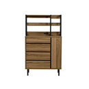 【お客様組立商品】 ワイドチェストラック 奥行35.5 幅77.5 FMC-0005