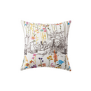 DISNEY クッションカバー / POOH/Garden place　M-106Cピンク　M-107Cパープル