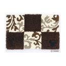 MICKEY / Checker board MAT　DMM-4027グレー / ブラウン