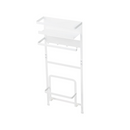 【Plate】 洗濯機横マグネット収納ラック 山崎実業 3309