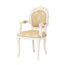 KUROSHIO フランシスカチェアー肘付（ブラウン）90022　・（ホワイト）92175