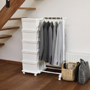 【 新生活便利帳 掲載商品 】 シーズユニット5段ハンガー付 T23-62