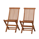 KUROSHIO チークチェア2脚組 折りたたみ式　55101