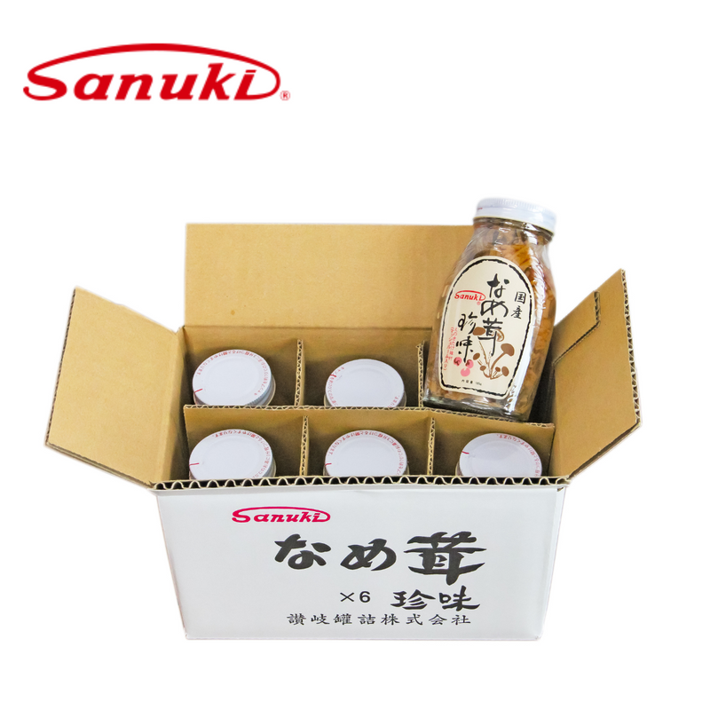 【香川県】<br>讃岐罐詰　なめ茸6本セット　SANUKI-2