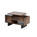 【お客様組立品】 「和」×「モダン」シリーズ リフティングテーブル 幅80cm FWM-0003