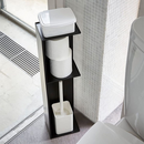 【tower】スリムトイレラック ホワイト ブラック 山崎実業3509/3510