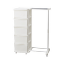 【 新生活便利帳 掲載商品 】 シーズユニット5段ハンガー付 T23-62