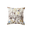 DISNEY クッションカバー / POOH/Garden place　M-106Cピンク　M-107Cパープル