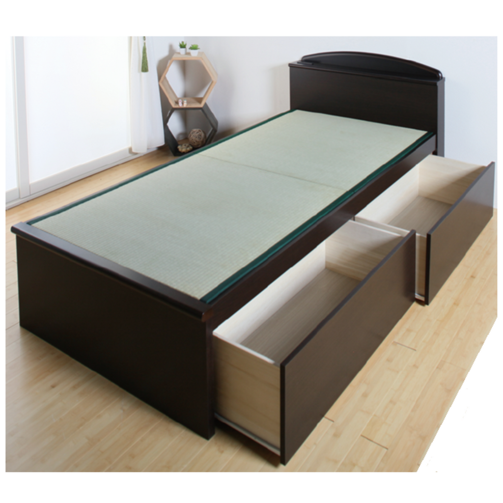 Salem 棚・コンセント付きベッド DBR/LBR 定価65000円相当 Salem棚・コンセント付きベッドDBR/LBR 定価65000円相当