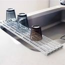 【tower】折り畳み水切りラックS ホワイトブラック 山崎実業7837/7838