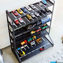 【tower】ミニカ―&レールトイラック ホワイト ブラック 山崎実業5018/5019