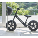 【tower】ペダルなし自転車＆ヘルメットスタンド ホワイト ブラック 山崎実業4340/4341