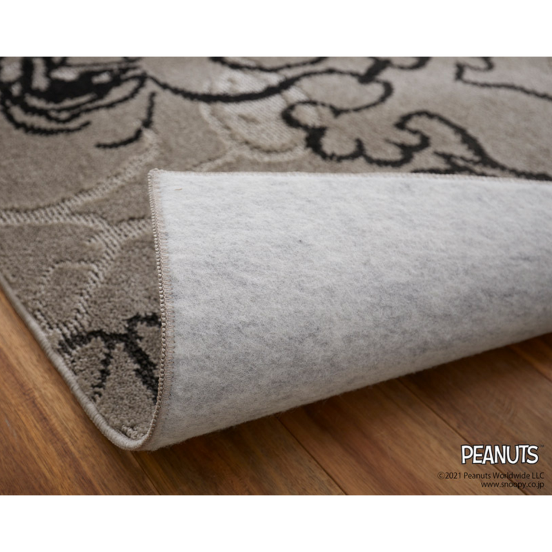 PEANUTS Suppertime RUG　134-75762グレージュ