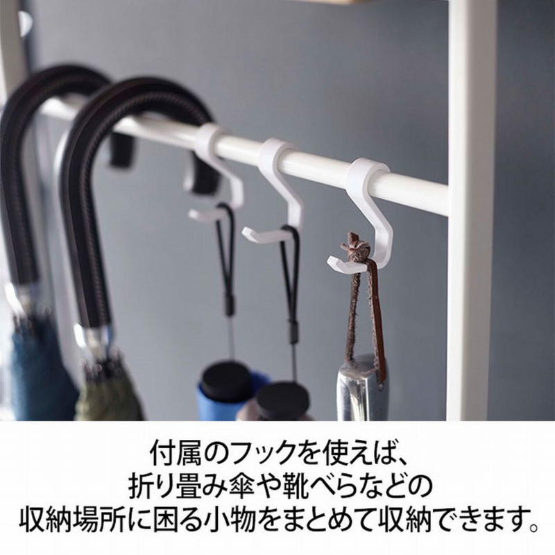 tower】 天板付き引っ掛け傘立て タワー ホワイト ブラック 山崎実業 tower】 天板付き引っ掛け傘立て タワー ホワイト ブラック 山崎実業