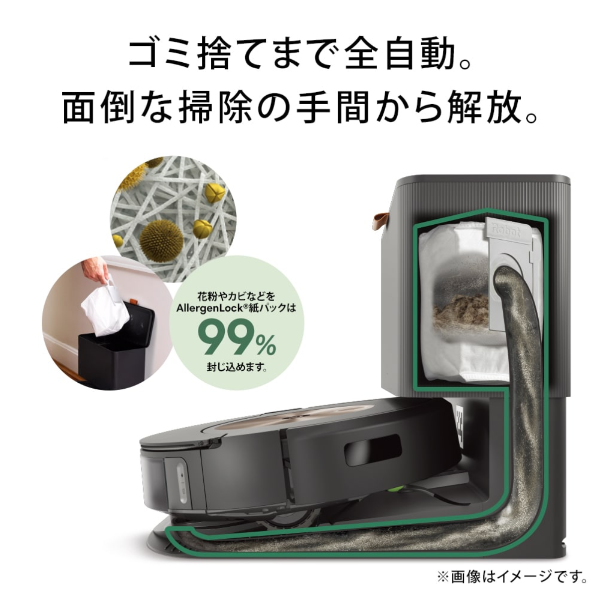 3段階クリーニングシステム搭載。 ルンバ692 3段階クリーニングシステム搭載。 ルンバ692