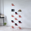 KUROSHIO アクリリック 極薄コミック収納/シューズラック2個組 23369・23370