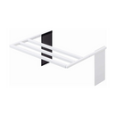 【tower】マグネット伸縮洗濯機バスタオルハンガー ホワイト ブラック 山崎実業 4873/4874