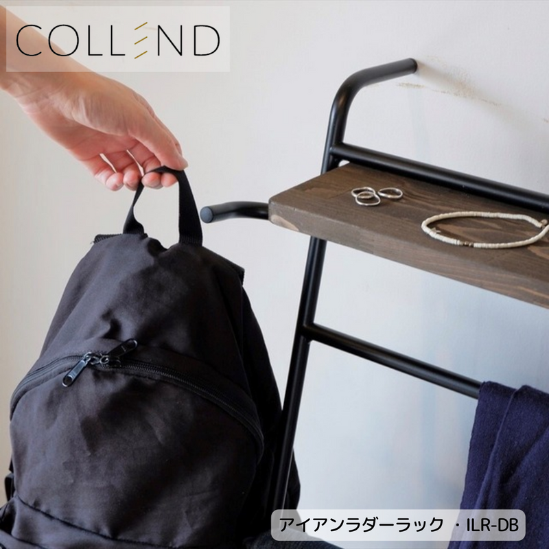 【 COLLEND 】お客様組立品<br>アイアン ラダーラック／IUR-DB