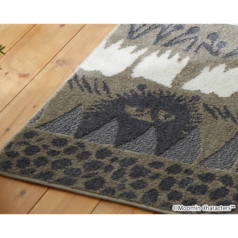 MOOMIN BOTANISE RUG　#12イエロー 　#38グレージュ