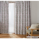 MOOMIN HIDE AND SEEK ドレープカーテン A1007アイボリー A1008ピンク