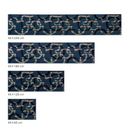 MICKEY Mitsumaru circle KITCHEN MAT　DMM-5094アイボリー / ネイビー