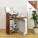 【お客様組立品】 折り畳みドレッサーデスク 幅24 FDR-0006