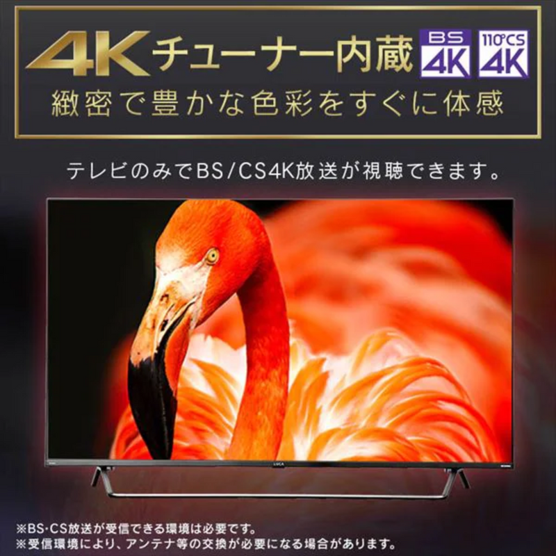 スマート4Kチューナー内蔵液晶テレビ <br>（50V型） 50XDA20