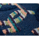 MICKEY Mitsumaru circle KITCHEN MAT　DMM-5094アイボリー / ネイビー