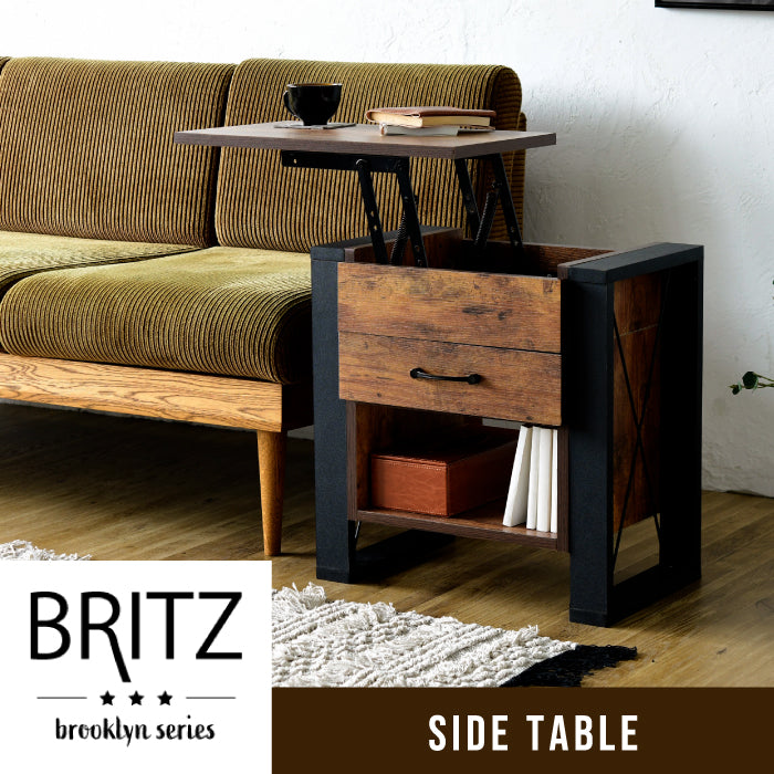 【お客様組立品】<br>brooklynシリーズ<br>サイドテーブル<br>FBR-0007