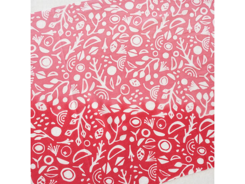 にじゆら　ガーゼ スカーフ　fruit pattern